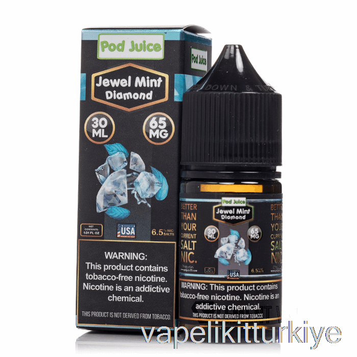 Vape Likit Jewel Mint Diamond - Bold Serisi - Pod Suyu - 30ml 65mg